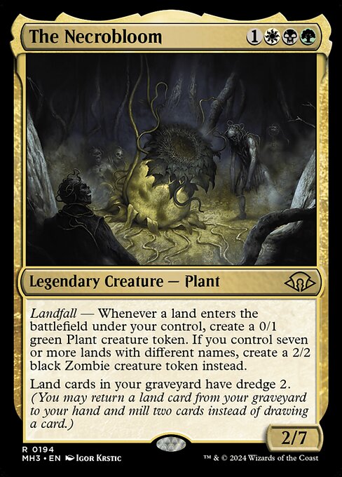 The Necrobloom - Modern Horizons 3 Magic card