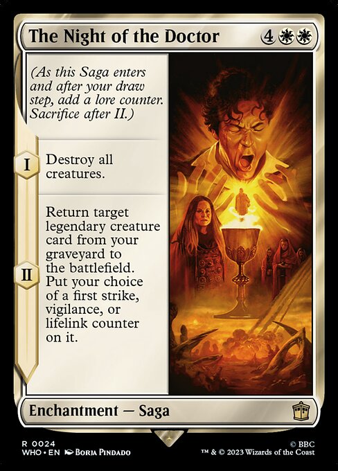 The Night of the Doctor - Doctor Who Magic card