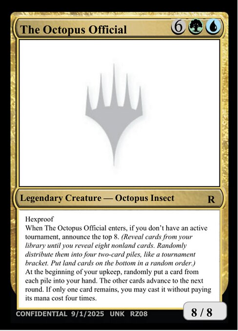 The Octopus Official - Unknown Event (#RZ08) - Magic: The Gathering Card
