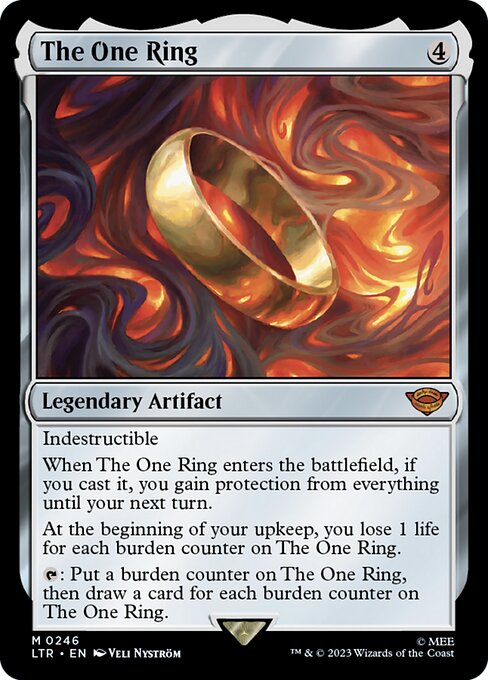 The One Ring - The Lord of the Rings: Tales of Middle-earth Magic card