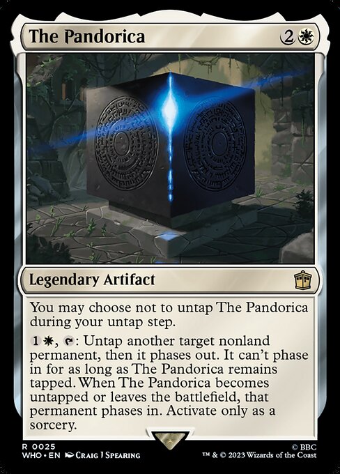 The Pandorica - Doctor Who Magic card
