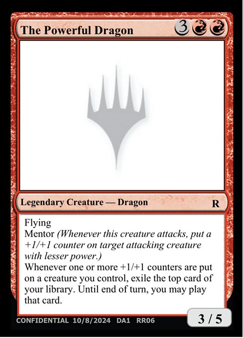 The Powerful Dragon - Unknown Event Magic card