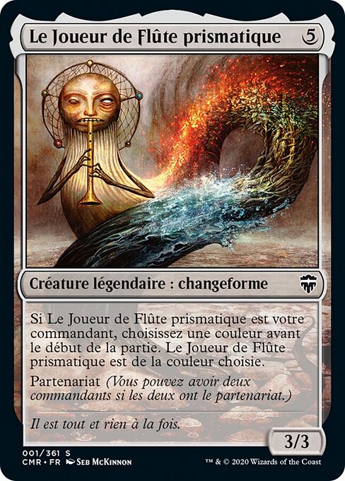 Le Joueur de Flûte prismatique (The Prismatic Piper) - Commander Legends (#1) - Illustrated by Seb McKinnon - Magic: The Gathering Card