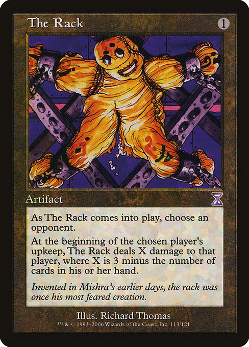 The Rack - Time Spiral Timeshifted (#113) - Illustrated by Richard Thomas - Magic: The Gathering Card