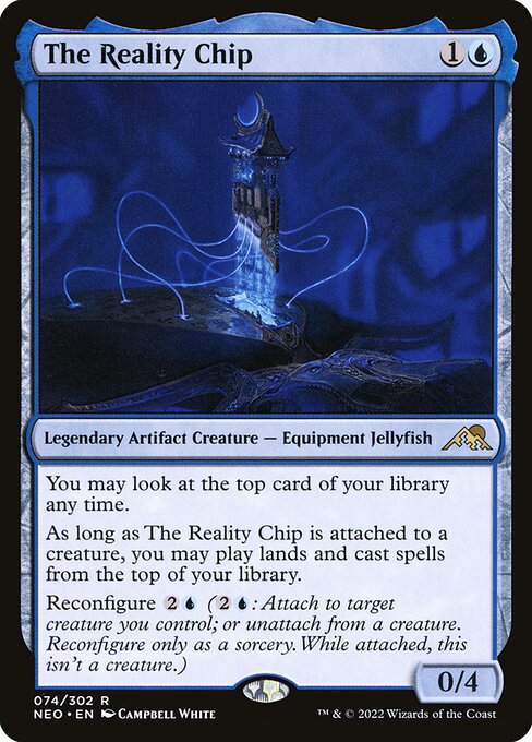 The Reality Chip - Kamigawa: Neon Dynasty Magic card