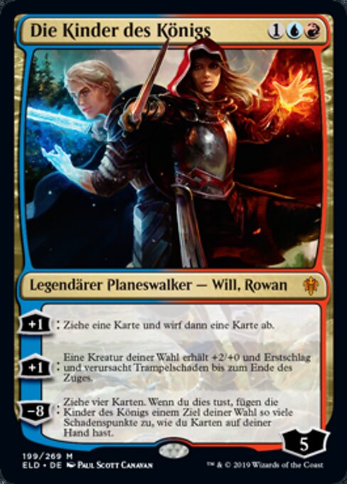 Die Kinder des Königs (The Royal Scions) - Throne of Eldraine (#199) - Illustrated by Paul Scott Canavan - Magic: The Gathering Card