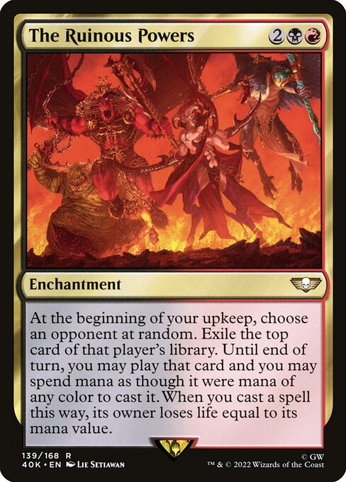 The Ruinous Powers - Warhammer 40,000 Commander Magic card