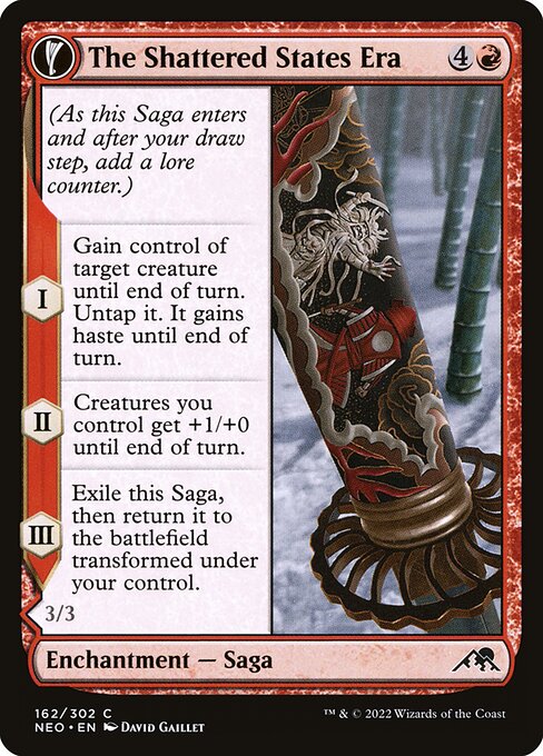 The Shattered States Era // Nameless Conqueror - Kamigawa: Neon Dynasty Magic card