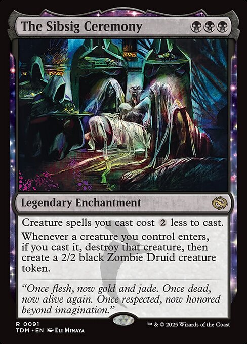 The Sibsig Ceremony - Tarkir: Dragonstorm Magic card