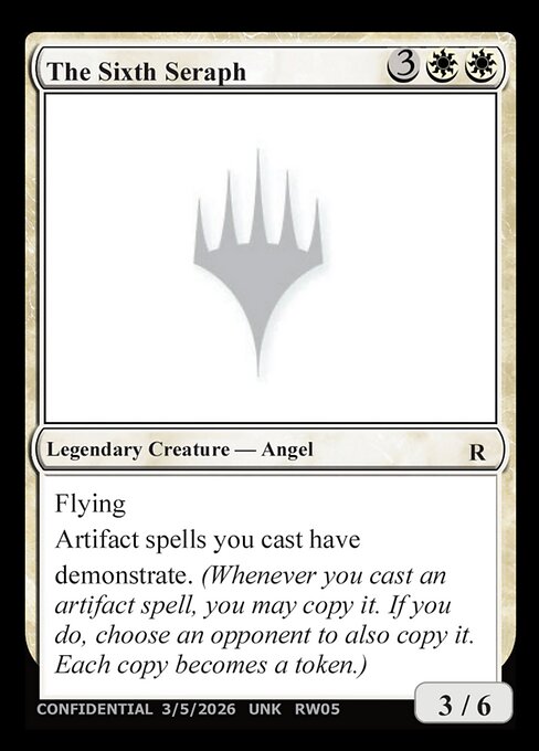 The Sixth Seraph - Unknown Event (#RW05c) - Magic: The Gathering Card