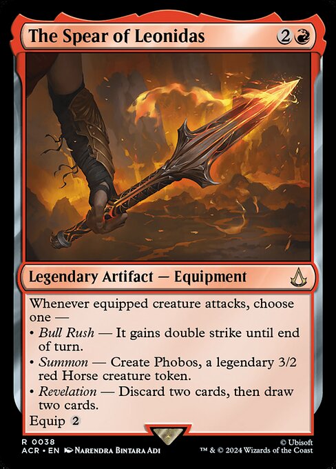 The Spear of Leonidas - Assassin's Creed Magic card