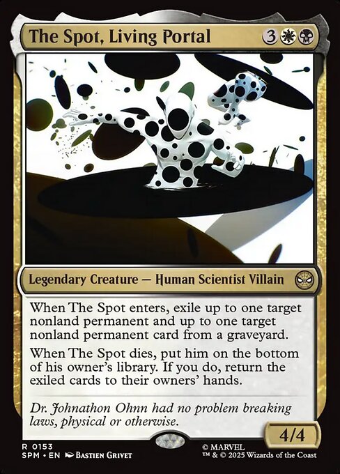 The Spot, Living Portal - Marvel's Spider-Man Magic card