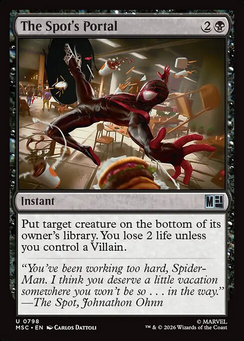 The Spot's Portal - Marvel Super Heroes Commander Magic card