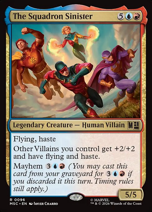 The Squadron Sinister - Marvel Super Heroes Commander Magic card