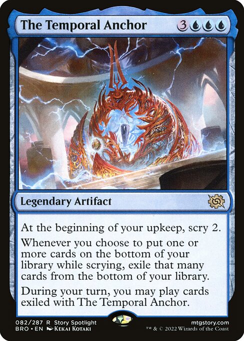 The Temporal Anchor - The Brothers' War (#82) - Illustrated by Kekai Kotaki - Magic: The Gathering Card