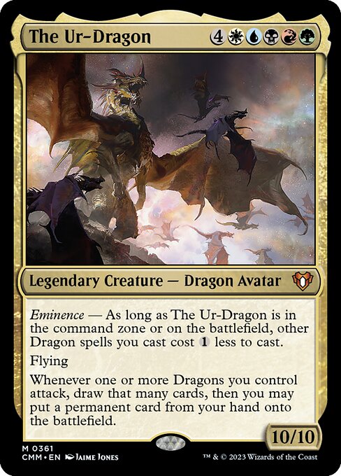 The Ur-Dragon - Commander Masters Magic card