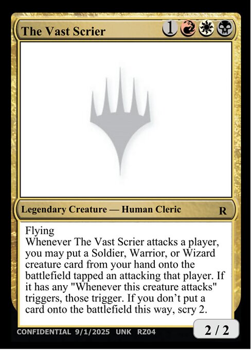 The Vast Scrier - Unknown Event Magic card