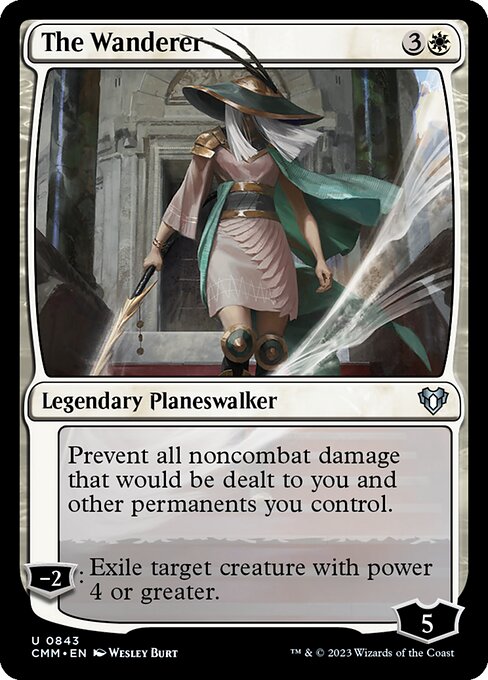 The Wanderer - Commander Masters Magic card