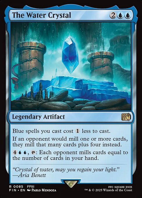 The Water Crystal - Final Fantasy Magic card