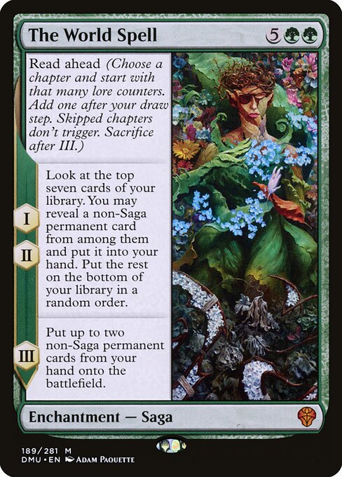 The World Spell - Dominaria United Magic card