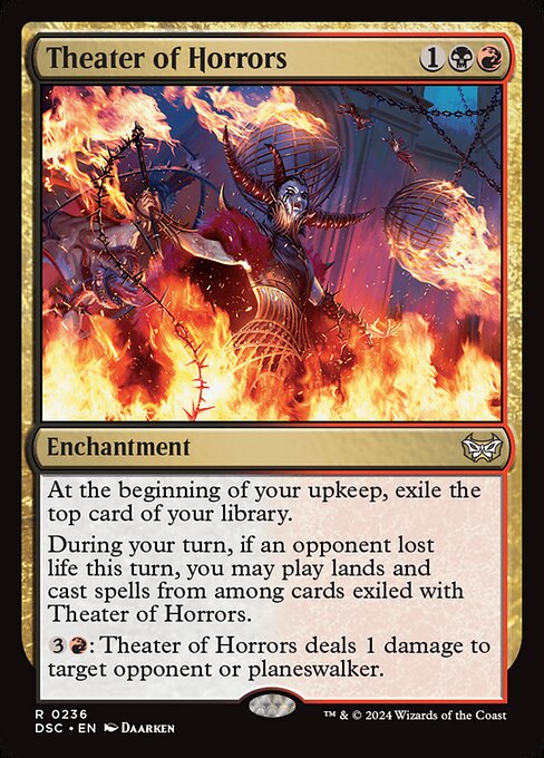 Theater of Horrors - Duskmourn: House of Horror Commander Magic card