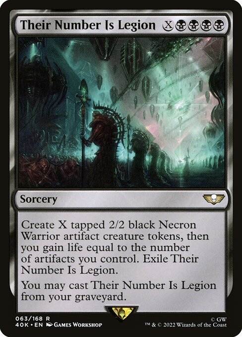 Their Number Is Legion - Warhammer 40,000 Commander Magic card