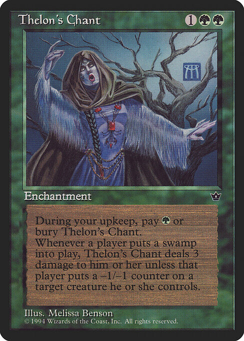 Thelon's Chant - Fallen Empires Magic card