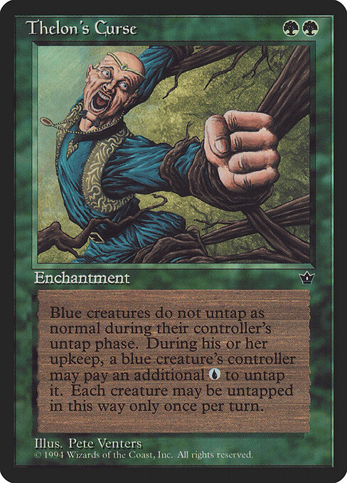 Thelon's Curse - Fallen Empires Magic card
