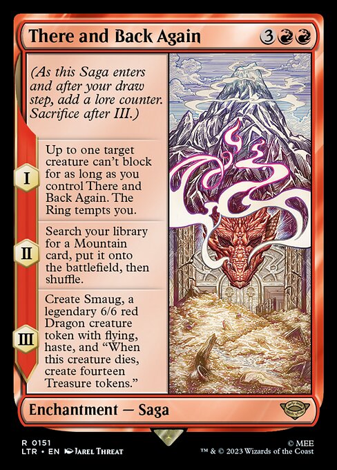 There and Back Again - The Lord of the Rings: Tales of Middle-earth (#151) - Illustrated by Jarel Threat - Magic: The Gathering Card