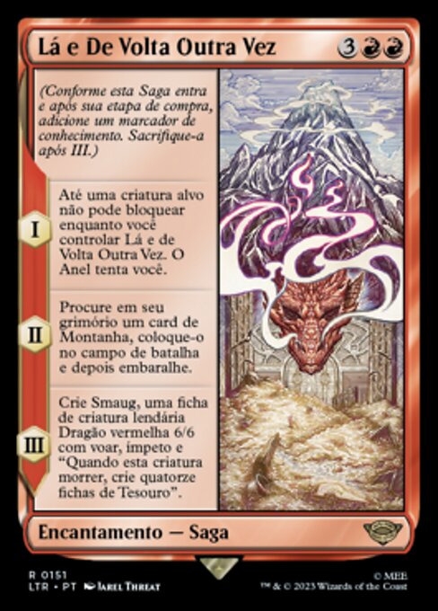Hin und zurück (There and Back Again) - The Lord of the Rings: Tales of Middle-earth (#151) - Illustrated by Jarel Threat - Magic: The Gathering Card