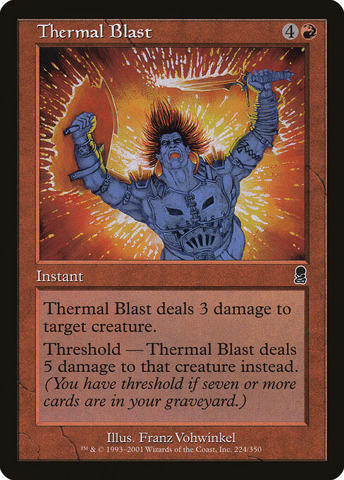 Thermal Blast - Odyssey Magic card