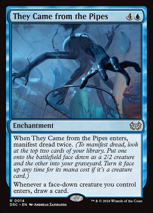 They Came from the Pipes - Duskmourn: House of Horror Commander Magic card
