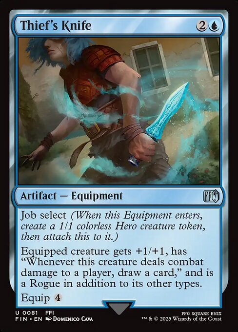Thief's Knife - Final Fantasy Magic card