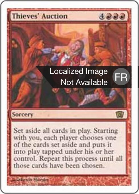 Auktion der Diebe (Thieves' Auction) - Eighth Edition (#227) - Illustrated by Kevin Murphy - Magic: The Gathering Card
