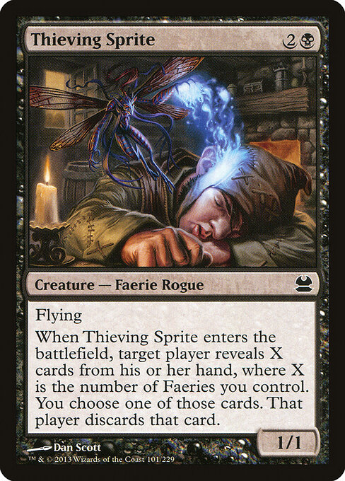 Thieving Sprite - Modern Masters Magic card