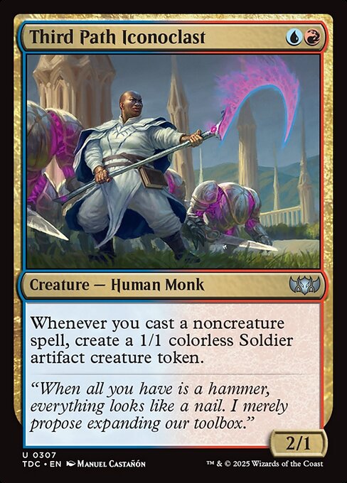 Third Path Iconoclast - Tarkir: Dragonstorm Commander Magic card