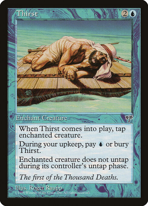 Thirst - Mirage Magic card