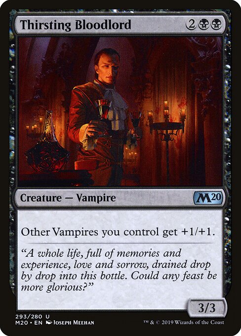 Thirsting Bloodlord - Core Set 2020 Magic card