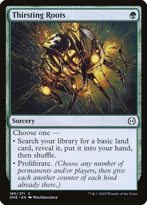 Thirsting Roots - Phyrexia: All Will Be One Magic card