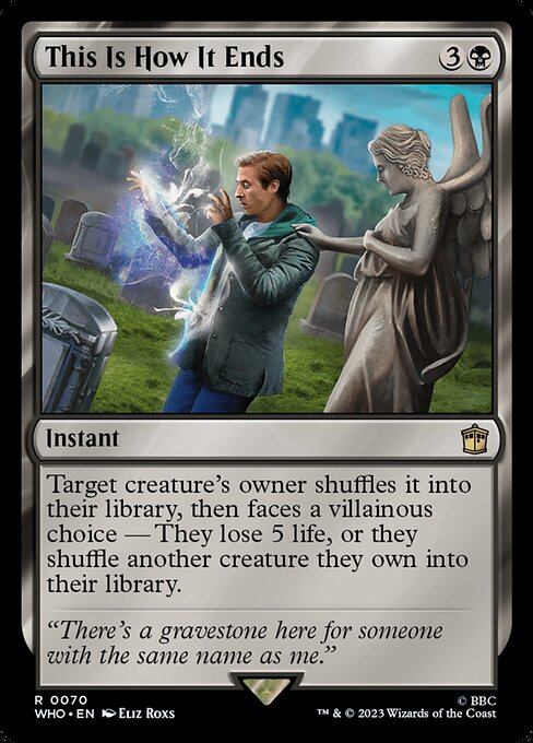 This Is How It Ends - Doctor Who Magic card