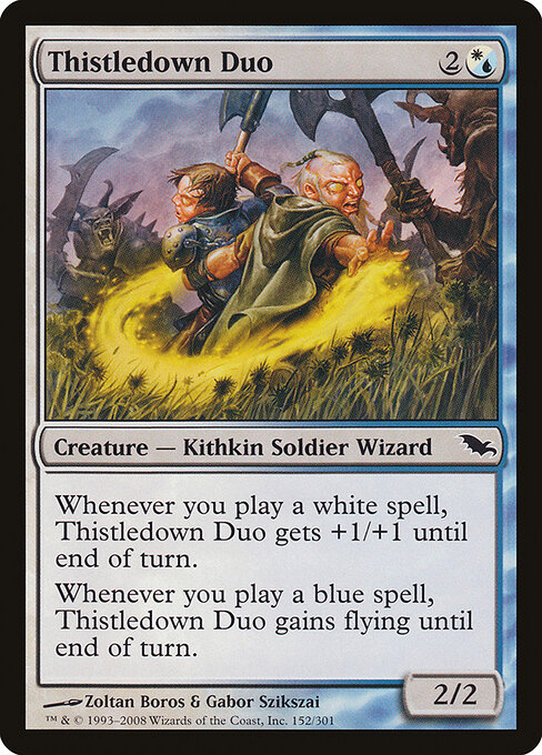 Thistledown Duo - Shadowmoor Magic card