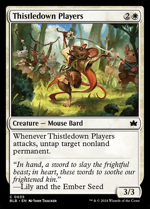 Thistledown Players - Bloomburrow Magic card