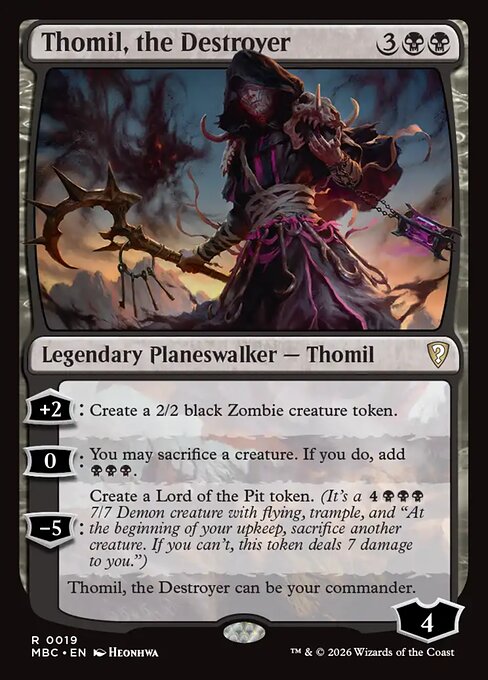 Thomil, the Destroyer - Mystery Booster Commander Edition (#19) - Illustrated by Heonhwa - Magic: The Gathering Card