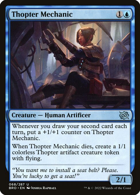 Thopter Mechanic - The Brothers' War Magic card
