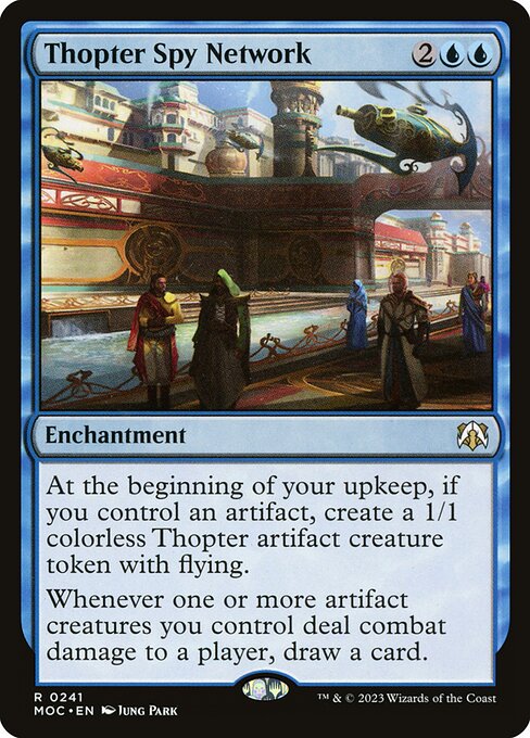 Thopter Spy Network - March of the Machine Commander Magic card
