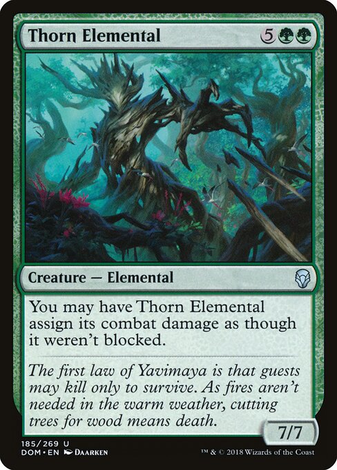 Thorn Elemental - Dominaria Magic card
