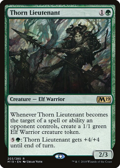 Thorn Lieutenant - Core Set 2019 Magic card