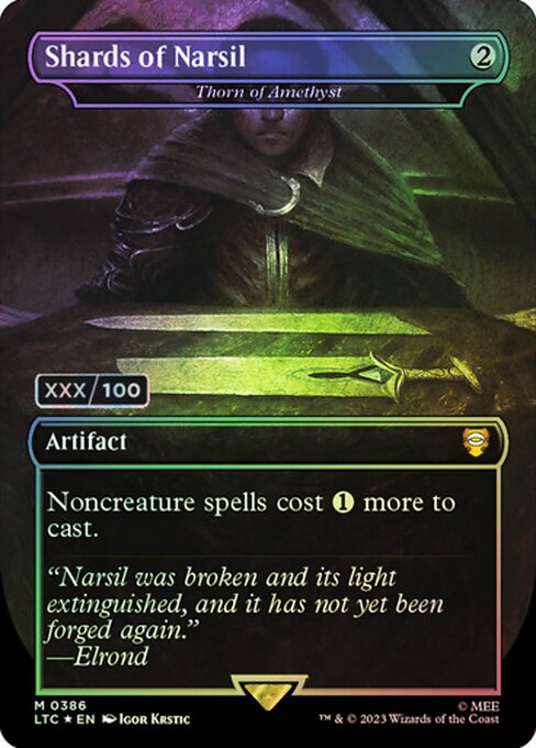 アメジストのとげ (Thorn of Amethyst) - Lorwyn (#262) - Illustrated by Chuck Lukacs - Magic: The Gathering Card