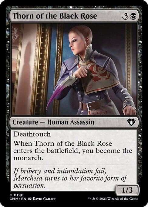 Thorn of the Black Rose - Commander Masters Magic card