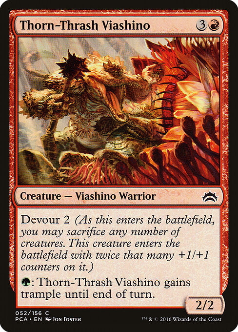 Thorn-Thrash Viashino - Planechase Anthology Magic card